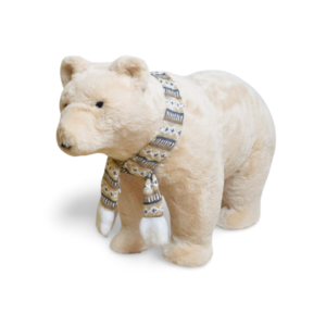 Oso Con Bufanda (Grande) Beige.